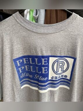 Vintage Pelle Pelle Shirt Mens 2XL XXL Gray Graphic Hip Hip Rap Y2K